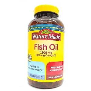 Nature Made Fish Oil 1200 Mg 200 Liquid Softgels - product information 2
