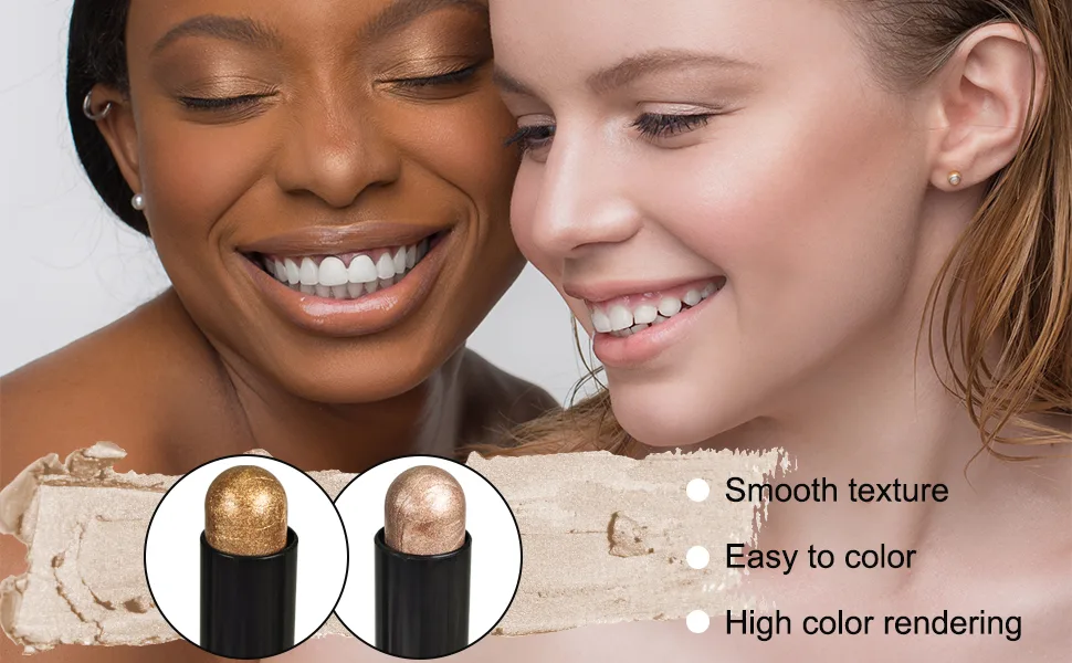 Glitter Eyeshadow Stick Set 6 Colors Shimmer Metallic Matte Eyeshadow Pen Eyeshadow Cream Eye Brightener - Luxurious Texture - WaterProof/Long Lasting/Smooth Effect *B - product information 4