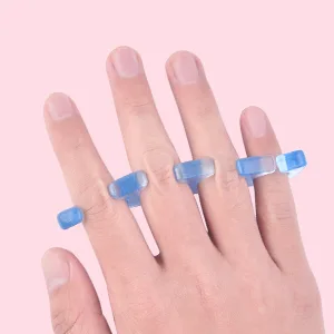 Toe Separators Flexible Soft Silicone Finger Toe Spacers for Nail Polish Pedicure Tools (Green) - product information 8