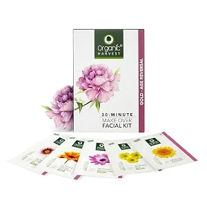 Gold - Age Reversal Facial Kit ( Cleansing Milk Face Scrub Massage Cream Face Mas Sunscreen) 50 gm - product information 2