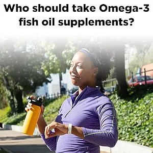 Nature Made Algae 540 mg Omega 3 Supplement, 70 Vegetarian Softgels, A Sustainable, Plant-Based Omega 3 for Healthy Heart, Brain, and Eye Support - Photograph of someone being active thanks to these heart supplements