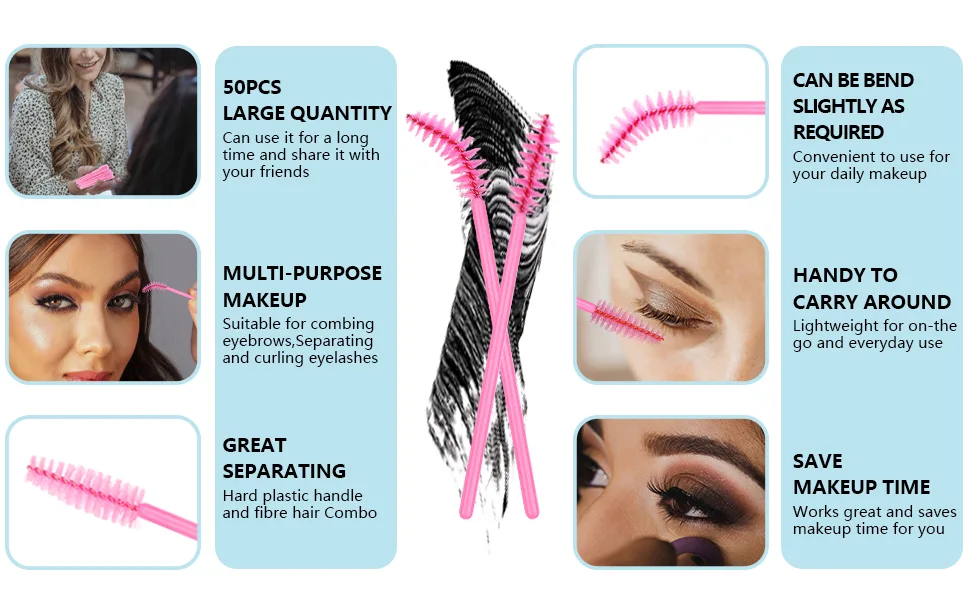 Lash Shampoo for Lash Extensions Eyelash Extension Cleanser Lash Mousse Lash Remover for Lash Extensions Makeup Bag Lash Cleaning Kit - mascara brush