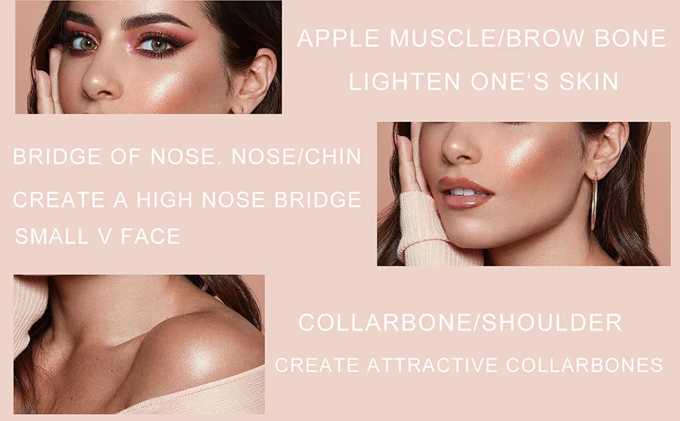 Flawless Pressed Powder Setting Powder Makeup Longwear Face Powder Foundation Smooth Complexion Portable Compact Long-Lasting Matte Finish 12 - contour powder