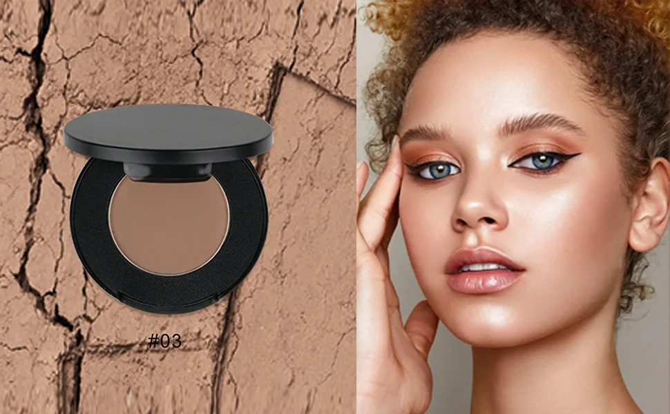 Flawless Pressed Powder Setting Powder Makeup Longwear Face Powder Foundation Smooth Complexion Portable Compact Long-Lasting Matte Finish 12 - contour set