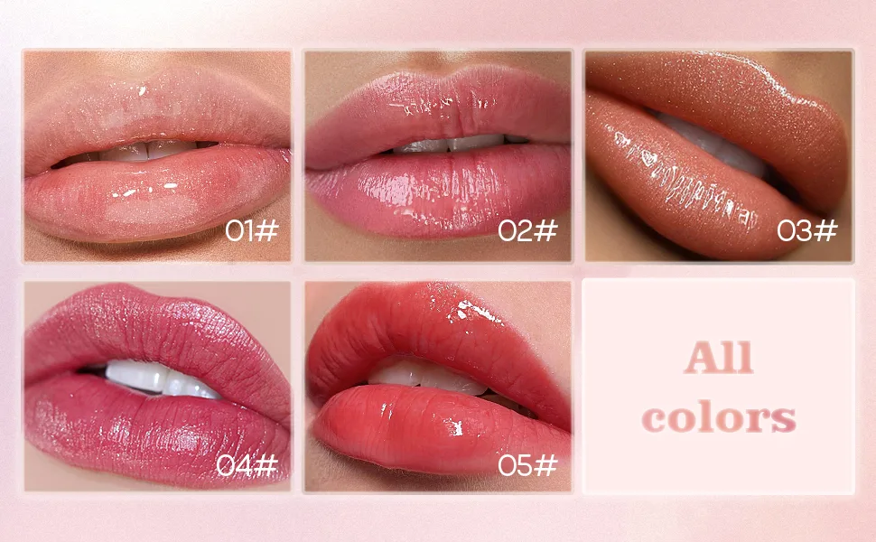 plumping Moisturizing Lip gloss High Shine Lip Plumper Shiny Lip Gloss For Girls and Women (01# LEMONADE) - product information 1
