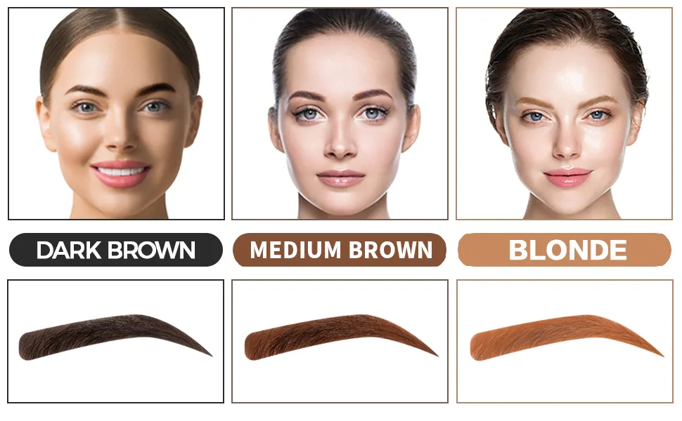Eyebrow Stamp Stencil Kit Eyebrow Stamp and 34 Reusable Eyebrow Stencils for Perfect Eyebrow Makeup Waterproof Long-Lasting(Dark Brown) - blonde eyebrow stamp stencil kit light brown,eyebrow shaping kit,brow kit with stencil,brow stencil