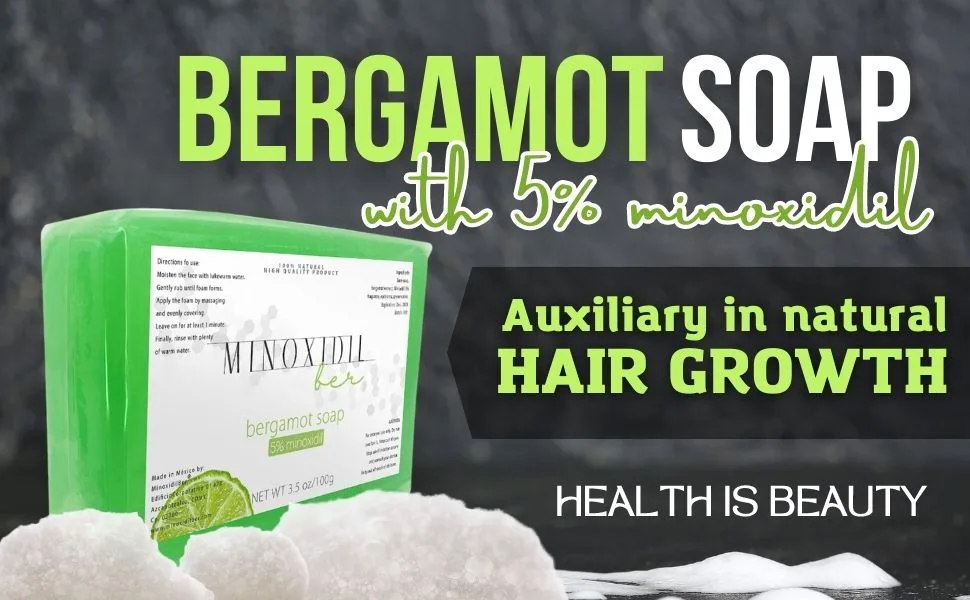 Josue Echavarria Beard and Mustache Soap Minoxidil 5% and Bergamot. Includes 1 Bar of Soap - soap