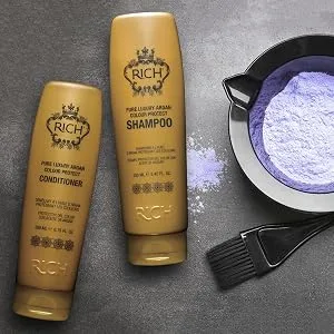 RICH Pure Luxury Argan Color Protect Shampoo 8.45 Fl Oz - color protect