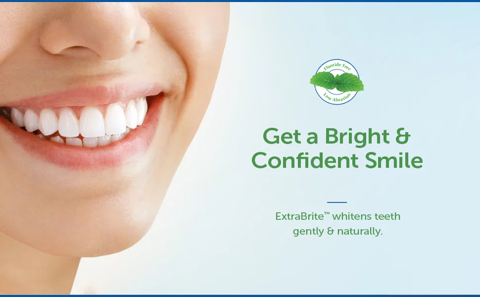 Eco-Dent ExtraBrite Baking Soda Toothpowder Mint - Fluoride-Free Toothpaste Powder SLS-Free Tooth Powder with Oxidizing Calcium Peroxide Whitening Toothpaste Alternative 2 Oz - product information 6