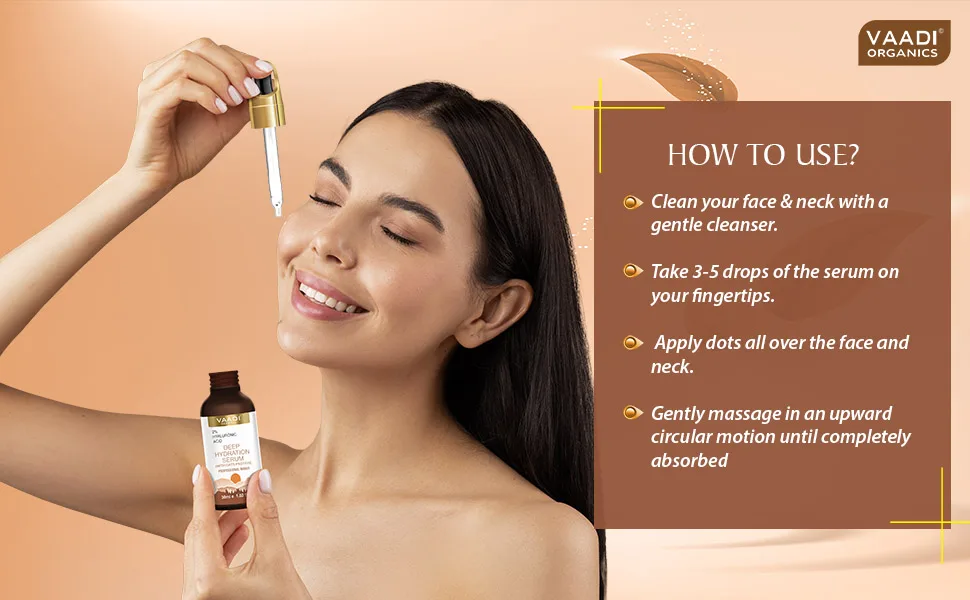 Deep Hydration Serum With 2% Hyaluronic Acid & Oats Protein - 30ml - Face Serum
