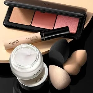 KIKO MILANO - Multi Finish Trio Blush & Bronzer Palette 01 Face palette with 1 bronzer and 2 blushes in matte and metallic finishes - Pack