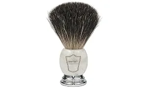 Parker 29L Safety Razor Shave Set - Includes Black Badger Brush Stand & Parker 29L Butterfly Open Safety Razor - product information 4
