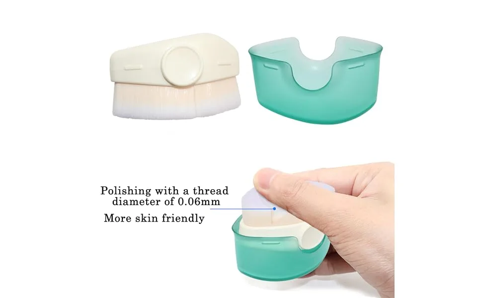 SonKu Sunblock Buddy Brush with Protective Caps Sunscreen Applicator for Kids & Families Sun Cream Brush for Baby-White - product information 5