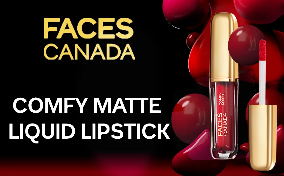 Comfy Matte Liquid Lipstick - Note To Self | 10 HR Long Lasting | Non-Drying Intense Lip Color | Infused with Almond Oil & Vitamin E | 0.10 Fl Oz/3ml - FACESCANADA Comfy Matte Liquid Lipstick - Note To Self