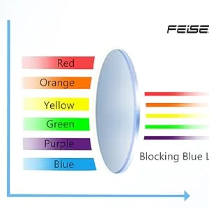 FEISEDY Women Men Blue Light Blocking Glasses Frame Oversized Designer Luxury Square Eyewear B2695-FF Bright Black Frame 51 Millimeters - Blocking Blue