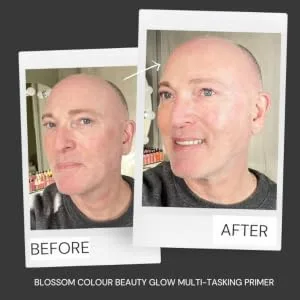 BLOSSOM COLOUR - Beauty Glow Multi-Tasking Primer Makeup Radiant Healthy Glow Booster Blur Minor Imperfections 30ml - Daniel Sandler before and after Beauty Glow