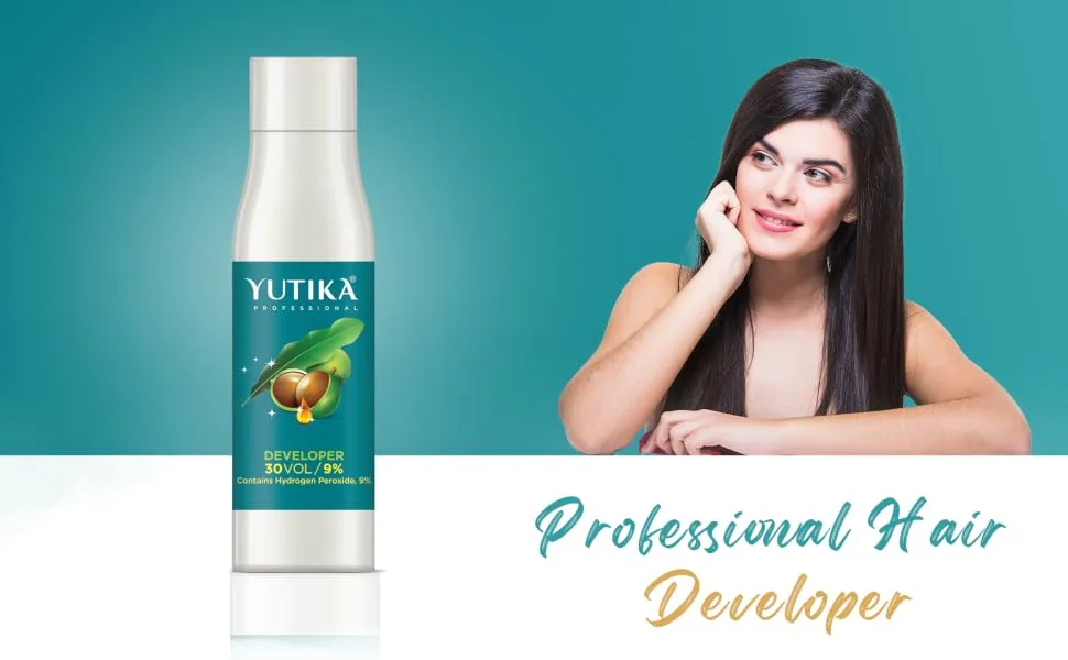 Yutika Professional Hair Developer for Hair Color Lightening & Lifting 30 Volume (9%) 16.90 Fl Oz - Professional Hair Developer