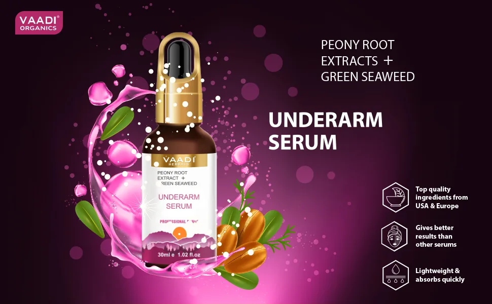 Underarm Serum with Peony Root Extract & Green Seaweed 30 ml - UnderArm Serum