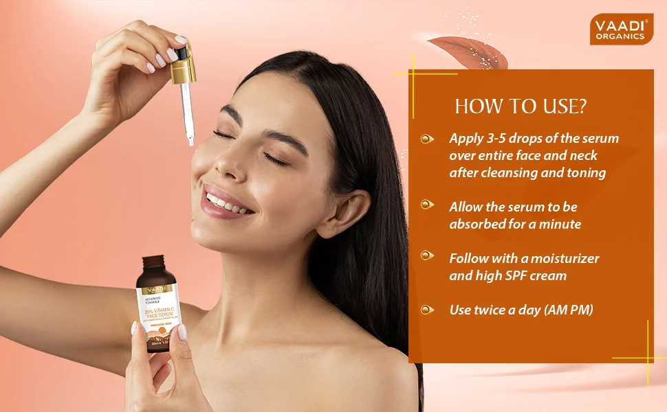 Vitamin C Face Serum (20%) with Mandarin & Kakadu Plum 30 ml - Face Serum