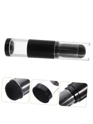 Foundation plastic cosmetic Push type travel makeup portable refillable powder brush Dense Foundation Brush - product information 1