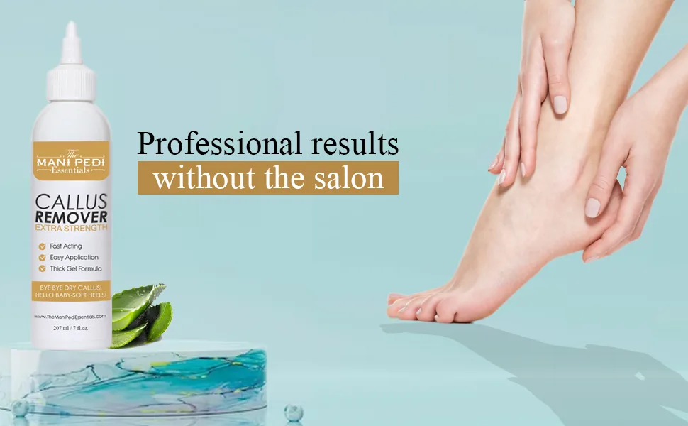 Callus Remover Gel for Feet. Extra Strength Professional Formula Removes Tough Callus Instantly. Repairs Dry & Cracked Heels. Unscented - 7 Fl Oz - product information 2