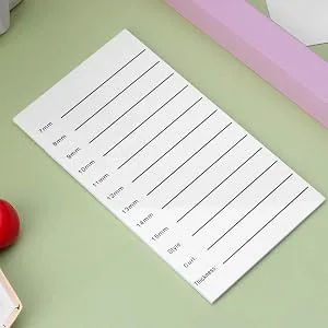7-15mm False Lash Tray Lash Holder Eyelash Extension Hand Pallet Tray Acrylic Disposable Lash Hand Pallet Lash Tile for Makeup Eyelash Extension - product information 4