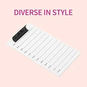 7-15mm False Lash Tray Lash Holder Eyelash Extension Hand Pallet Tray Acrylic Disposable Lash Hand Pallet Lash Tile for Makeup Eyelash Extension - product information 6