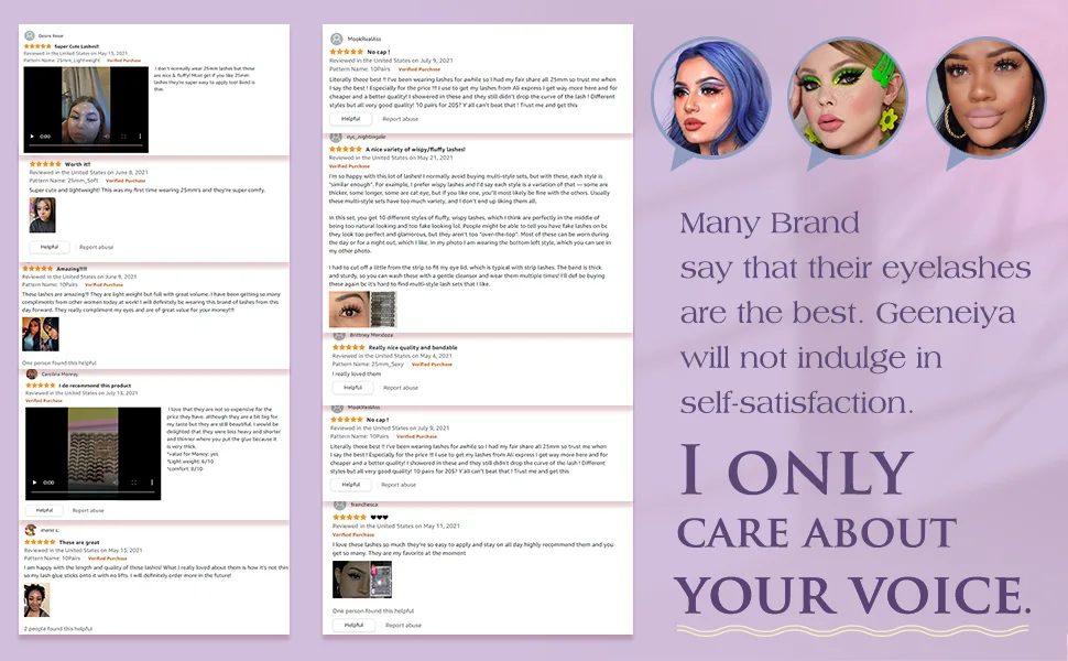 Natural False Eyelashes Mink Lashes Wispy Cat Eye Lashes Fluffy Pack 3D Strip Short Volume Fake Eyelashes 10 Pairs Bulk Cat Eye_Fluffy+ - eyelashes