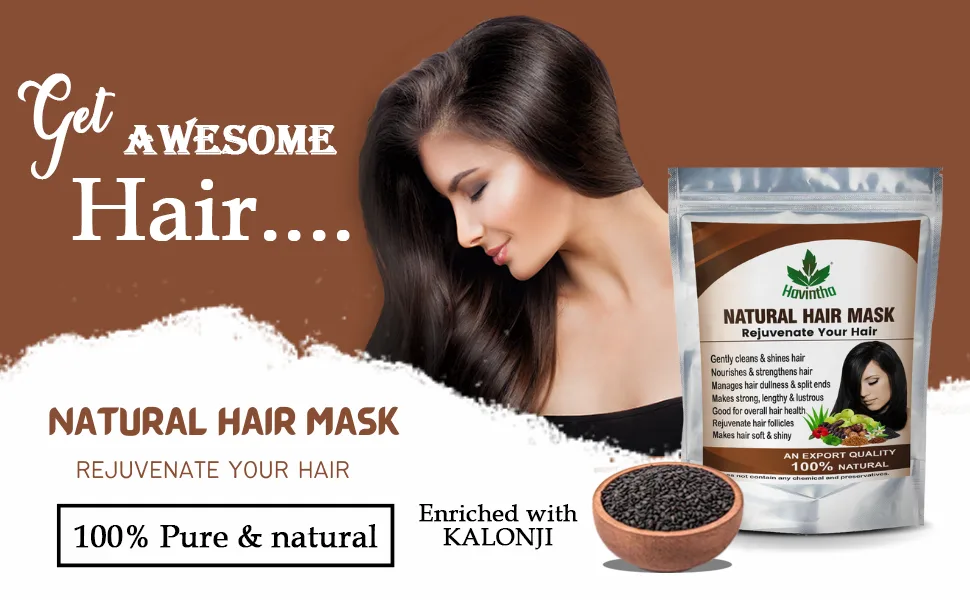Havintha hair mask for hair fall growth split ends luster shining nourishment 227 grams - product information 2