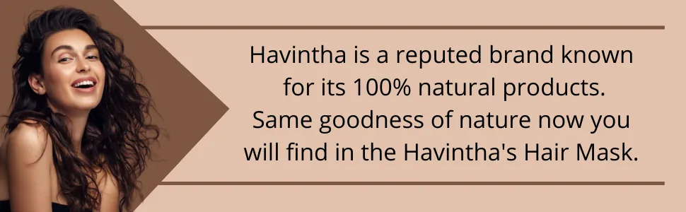 Havintha hair mask for hair fall growth split ends luster shining nourishment 227 grams - product information 3