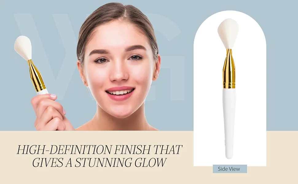 White Gold Synthetic Face Brush #1 Large Bronzer Brush - SPN-TRAP
