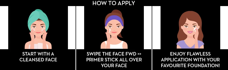 SUGAR Cosmetics Face Fwd Primer Stick Longlasting Formula Lightweight - product information 4