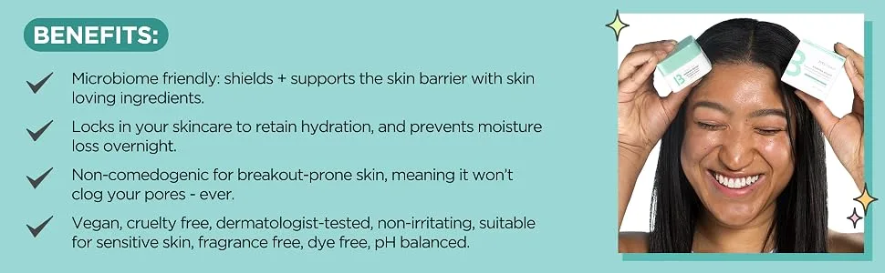 ZitSticka Barrier Boost Breakout-Proof Slugging Balm - Overnight Face Balm for Moisturizing & Hydrating Skin Combat Blemishes - Suitable for Protecting Sensitive Skin - Dermatologist-Tested - Benefits