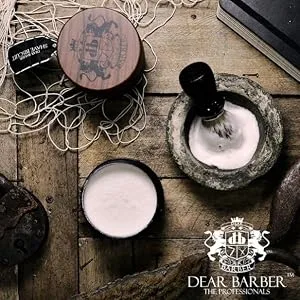 Dear Barber Shave Cream Sensitive Shaving Cream Lubricates and Protects The Skin for a Silky Smooth Shave 100ml - shave