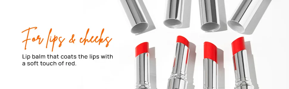 CHADO Cosmetics Baume Tabou Tinted Lip Balm Red - for lips and cheeks