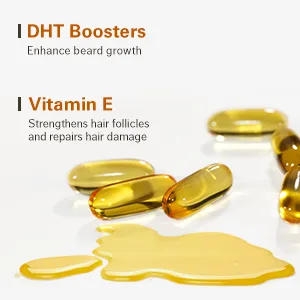 Ustraa Beard Growth Oil Advanced - 2oz - For Patchy Beard With Redensyl DHT Booster Nourishment & Moisturization No Harmful Chemicals - DHT Boosters Enhance beard growth. Vitamin E strengthens hair follicles and repairs hair damage.