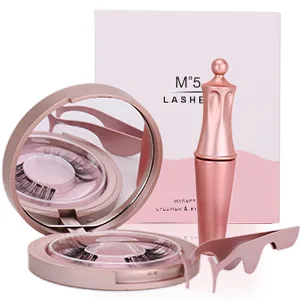 Magnetic Eyelashes with Eyeliner - Magnetic Eyeliner and Magnetic Eyelash Kit - Eyelashes With Natural Look - Comes With Applicator - No Glue Needed (Diamond-5) - product information 5