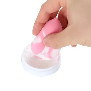 Anne's Giverny Makeup Brush Solid Cleaner Soap Sponge Blender Cleanser Blending Cleaning Balm Cleaner for Make up Brushes - blender cleanser