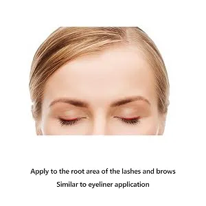 Eyelash Growth Serum and Eyebrow Enhancer All Natural Enhancing Essence for Lash Brow Fast Stimulate Treatment Boost Extension Supplies - application
