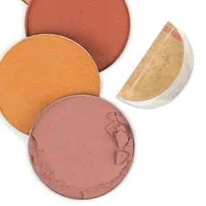 MERRYHAPY Eye Shadow Plate Restoring Stamper DIY Blush Tool Eye Shadow Pressure Stamper Eyeshadow Stamp Eyeshadow Pressing Tool Powder Seal Eye Shadow Sub Mold Powder Stamper Eye Shadow Tool - product information 1