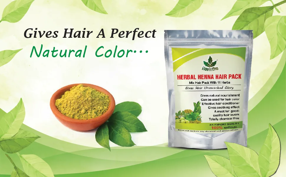 HENNA POWDER FOR HAIR (8 oz) - Herbal Henna