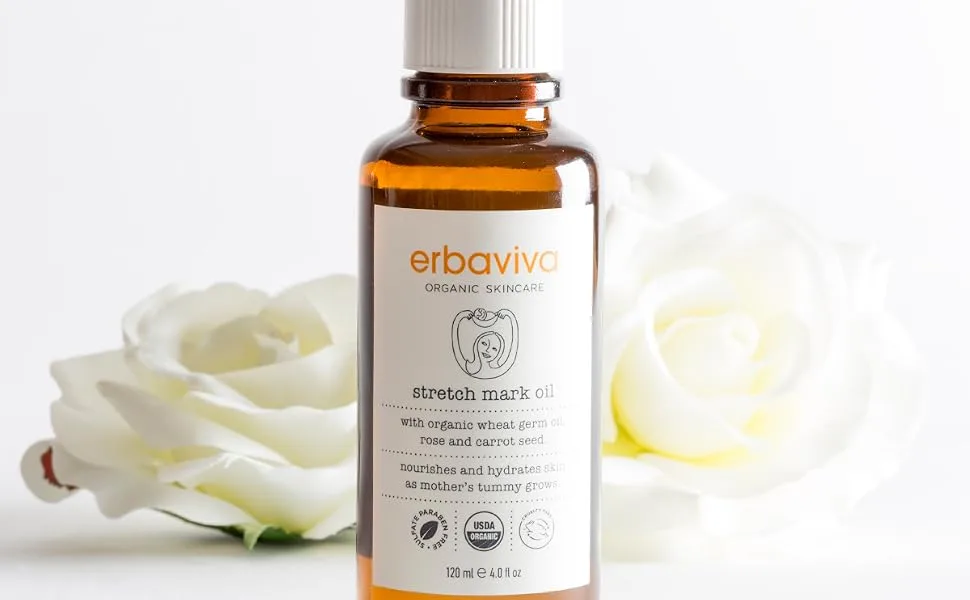 erbaviva Stretch Mark Cream 2 Fl Oz - stretch mark oil