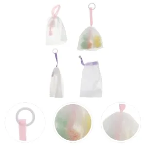 Didiseaon Shower Net Bag Mesh Network Grid Polyester - product information 1