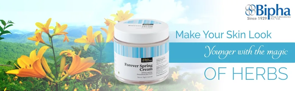 Forever Spring Cream pH balanced cocoa butter enriched cream for youthful skin 2.66Oz/ 75 gm - delays ageing