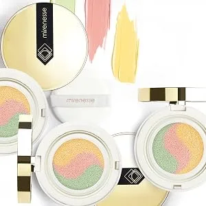 Mirenesse 10 Collagen Tone Correcting Primer Cushion Custom Liquid Color with Japanese serum Skin rejuvenating Cruelty free - product information 6