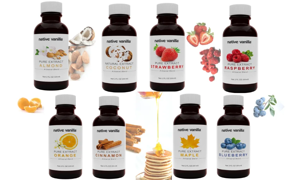 Native Vanilla - Pure Maple Extract - 4 Fl Oz - Pure Flavors and Extracts - Perfect for Cooking, Baking, and Dessert Crafting Pure Maple Extract 4 Fl Oz (Pack of 1) - flavors