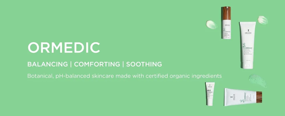 IMAGE Skincare Ormedic Balancing Facial Cleanser + pH Balancing Lip Enhancement Complex Mild Face Wash and Deep Hydration Lip Plumper for Fuller Lips 1.7 oz + 0.5 oz - Ormedic Hydrating Facial Cleanser + Hydrating Anti-Aging Serum