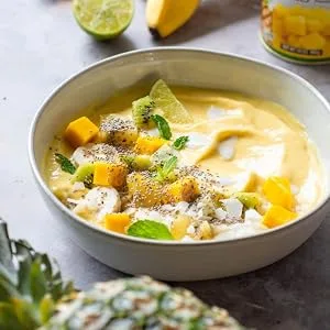 Native Forest Pineapple Chunks, Organic, 14 Oz - Tropical Pineapple Smoothie Bowl Native Forest Organic Pineapple Chunks