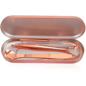 1 Set Tounge Travel Scraper Oral Oral Cleaning Tool Scraping Tool Oral Brush Cleaning Brush Care Stainless Steel - product information 2