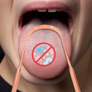 1 Set Tounge Travel Scraper Oral Oral Cleaning Tool Scraping Tool Oral Brush Cleaning Brush Care Stainless Steel - product information 3